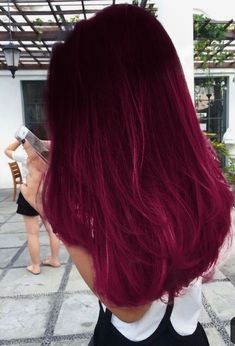 Magenta Ombre Hair, Red Ombre Hair, Magenta Hair, Hair Color Burgundy, Fantasy Hair, Ombré Hair, Hair Color For Women, Burgundy Hair, Ombre Hair Color