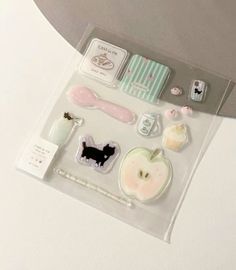 an assortment of various items in a clear package