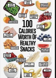 Body Slimmer, Clean Eating Grocery List, 100 Calorie Snacks, Quick Healthy Snacks, 100 Calorie, No Calorie Snacks, Resep Diet, Muscle Gain, Makanan Diet