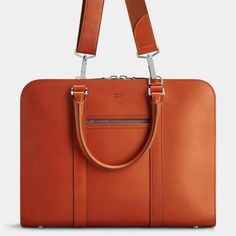 Palissy Briefcase Slim Leather Briefcase | Carl Friedrik™ Modern Briefcase, Leather Briefcase Men, Latest Bags, Briefcase For Men, Personal Portfolio, Mens Leather Bracelet, Leather Briefcase, Tote Bag Leather, Leather Wallet Mens