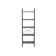 5 Tiers Ladder Shelf FredCo Organize Spices, Rustic Ladder Shelf, Wooden Ladder Shelf, Ladder Storage, Displaying Books, Rustic Ladder, Store Books, Baking Utensils, Wooden Ladder