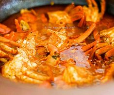 the food is prepared and ready to be eaten in the pot on the stove top