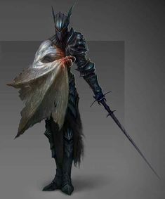 Necromancer Concept Art, Ninja Photo, Dark Creatures, 다크 판타지, Knight Art, Monster Concept Art, Dungeons And Dragons Characters, Fantasy Monster, Non Binary