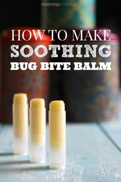 Homemade Bug Repellent, Bug Bite Relief, Bite Relief, Bug Bite, Balm Recipe, Salve Recipes, Natural Healing Remedies, Bug Bites, Diy Remedies