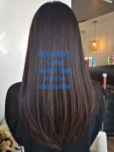 U Shape Haircut Medium Straight Hair, U Shaped Haircut Straight Hair, U Shape With Long Layers Haircut, Long Subtle Layers Face Framing, Lower Layers Haircut, V Haircut For Long Hair Straight, V Shaped Long Layers, Wolfcut Lots Of Layers, U Shape Long Layers Haircut