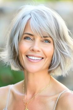 61 Stunning Shag Hairstyles for Women Over 50 - The Hairstyle Edit Medium Length Grey Wavy Hair Styles Over 50, Shoulder Length Curly Grey Hair Over 50, Chin Length Grey Hair With Bangs, Grey Bob Hairstyles Over 50 With Fringe, Short Grey Shag Wigs, Short Shag Hairstyles, Natural Wavy Hair, Voluminous Curls, Shag Hairstyles