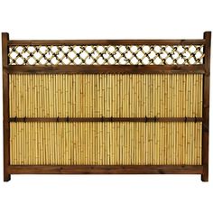 a bamboo shelf with two shelves on each side