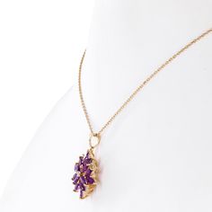 This enchanting 14K Yellow Gold Amethyst and Diamond Flower Charm Rolo Link Necklace is a stunning addition to any jewelry collection. Featuring a beautifully crafted flower charm adorned with vibrant amethyst and sparkling diamonds, this necklace exudes elegance and charm. Weight: 4.1gMaterial: 14K Yellow GoldLength: 18"Width: 1 mmClosure: Spring Ring ClaspPendant: 1" x 0.7" Diamonds: 1 = 0.01CtwColor And Clarity: H/I1Amethyst: 14 x 0.10Ctw = 1.40CtwTotal Carat Weight: 1.41Ctw For more of our jewelry products, please visit our shop 777jewelryLA Free shipping on all orders within USA.International shipping available. We only sell real gold jewelry. We do not sell gold plated or gold filled jewelry. We offer a 30 day money back guaranteed return on all orders. Our goal is to make every cust Ring Bracelet Chain, Real Gold Jewelry, Sell Gold, Diamond Flower, Flower Charm, Gold Filled Jewelry, Sparkle Diamonds, Link Necklace, Real Gold