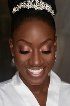 Different Wedding Styles, Gold Wedding Makeup, Makeup Ideas For Wedding, Bronze Eye Makeup