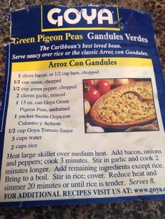 the instructions for how to make an arroz gourmet pizza