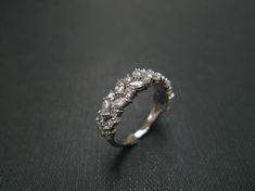 Marquise Diamond Half Eternity Ring in 18K White Gold - HN JEWELRY Diamond Half Eternity Band, Unique Wedding Ring, Half Eternity Ring Diamond, Marquise Shape Diamond, Half Eternity Wedding Band, Diamond Wedding Rings Sets, Marquise Ring, Colorless Diamond, Marquise Cut Diamond