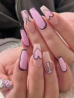 Unghie Sfumate, Fake Nails Designs, Colorful Nails, Her Nails, Acrylic Nails Coffin, Nail Arts, Matte Nails, Best Acrylic Nails, Long Acrylic Nails