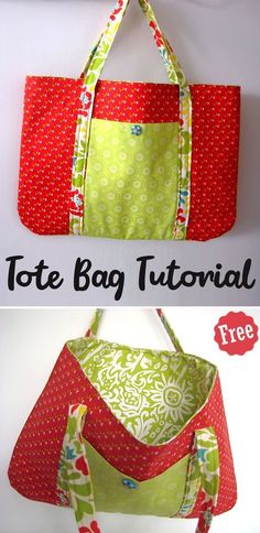 the tote bag is made from an old purse