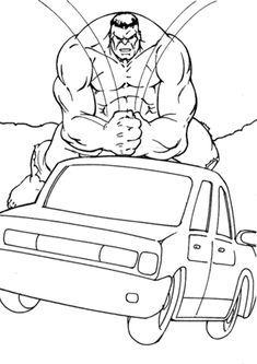 the incredible hulk coloring pages for kids