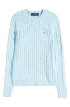 Bring some luxury to your kiddo's wardrobe with this cotton-and-cashmere sweater boasting chunky cable-knit stitches. 90% cotton, 10% cashmere Machine wash, tumble dry Imported Fall Winter Fashion Trends, Kids Shirts Boys, Inheritance Games, Knit Stitches, Island Paradise, Sweater Cute, Cable Sweater, Cable Knit Sweater, Size 4t