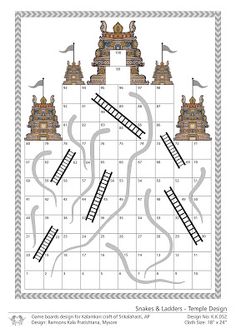 a crossword puzzle with stairs leading up to the top and two towers on each side