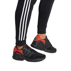 Adidas Yung-96 Trail 'Black Flash Orange' Core Black/Trace Grey Metallic/Flash Orange EE5592 Adidas Yung 96, Adidas Yung-96, Yung 96, Hate Cats, Fashion Performance, Stylish Sneakers, Low Top, Adidas Originals, Perfect Pair