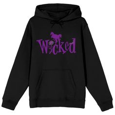 Celebrate your favorite animated series in style with this Growing Up Creepie sweatshirt. The hoodie features an image of a purple spider above purple letters that spell out, "Wicked." The sweatshirt comes in black with an adjustable hood and a large pouch pocket. Growing Up Creepie fans will love this comfy and cozy hoodie. Growing Up Creepie, Purple Letters, Purple Spider, Hoodies Black, Pink Crewneck Sweatshirt, Large Pouch, Cozy Hoodie, Black And Purple, Zip Up Hoodies