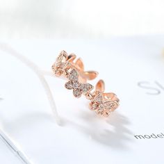 Rose gold, gold, silver Elegant Adjustable Rose Gold Butterfly Ring, Adjustable Dainty Rose Gold Butterfly Ring, Dainty Rose Gold Butterfly Open Ring, Rose Gold Open Butterfly Ring, Elegant Rose Gold Butterfly Open Ring, Rings Butterfly, Snake Ring Gold, Gold Butterfly Ring, Luxury Gifts For Her