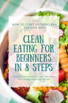 Want to eat clean, but not sure where to start? Here comes Eating clean for beginners, 6 simple steps to kick-start your clean eating journey! Eating Clean For Beginners, Clean Eating Guide, Clean Eating Challenge, Clean Eating For Beginners, Clean Eating Recipes For Dinner, Clean Eating Tips