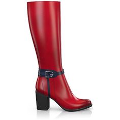 Elegant Boots 21421 | Girotti Red Leather Boots With Buckle Closure, Elegant Boots, Beautiful Sandals, Comfortable Sneakers, Silver Accessories, Best Model, Handcrafted Leather, Spring Shoes, Lady And Gentlemen