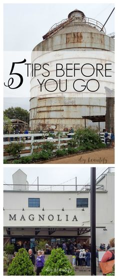 people standing in front of an old building with the words 5 tips before you go