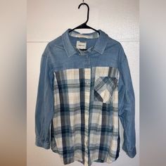 As You See The Mark Across The Tag But Never Worn No Stains And Has All The Buttons American Eagle Flannel, American Eagle Outfitters, American Eagle, Long Sleeve Tees, Color Blue, Womens Tops, Tops & Tees, Long Sleeve, Women Shopping