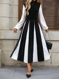 Autumn Black And White, Arabian Dress, Shapewear Tops, Fall Wedding Guest Dress, Embellished Shoes, Shoes Diy, White Midi, Work Wear Women, Cosplay Dress