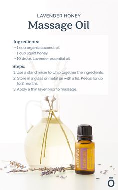 A dreamy, sweet-smelling whipped massage oil recipe for you to try! Lavender Massage Oil Recipe, Doterra Massage Oil Recipes, How To Make Massage Oil, Oil Massage Spa, Diy Massage Oil Recipes, Best Massage Oil, Massage Oil Recipe, Homemade Massage Oil, Massage Oils Recipe