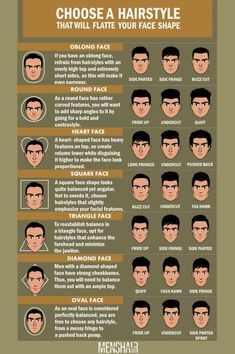 Type 2 Hairstyles Men, Mens Face Shape Hairstyles, Round Head Mens Haircut, Round Face Man Hairstyle, Beard For Oval Face For Men, Men Face Shape Hairstyles, Comb Over Mens Haircut, Hairstyles And Face Shape, Men Hairstyles For Oval Face Shape