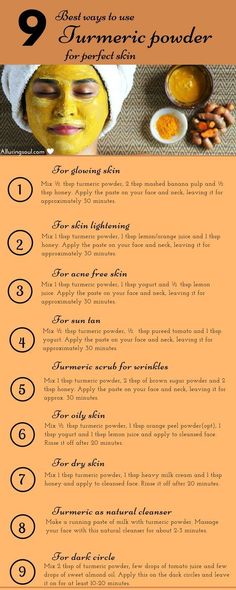 Turmeric face mask is the ultimate herb for your beautiful skin. Let's have a look on homemade turmeric face mask and their golden benefits on skin. Obličejové Masky, Turmeric Face, Turmeric Face Mask, Resep Diet, For Glowing Skin, Acne Free, Homemade Face Masks, Body Scrubs, Homemade Face