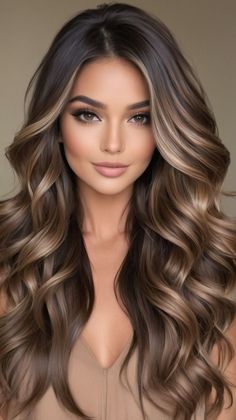 Dark Brown Balayage, Balayage Ideas, Lighter Hair, Hair Color Highlights, Balayage Brunette, Hair Makeover