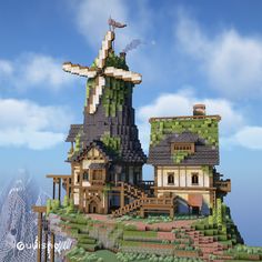 Survival Friendly Build Ru Rô, Minecraft Cities, Building A Castle, Minecraft Palace, Decor Minecraft, Ultra Ego, Witchy House, Minecraft Interior