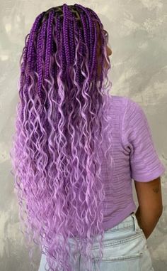 Long Braids For Black Women, Purple Box Braids, Twist Box Braids, Cute Box Braids, Short Box Braids Hairstyles, Goddess Braids Hairstyles, Box Braids Hairstyles For Black Women