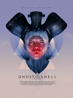 a movie poster for ghost and hell with an image of a woman's face