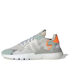 adidas Nite Jogger 'Vapour Green' BD7956 (SNKR/Unisex/Gift Recommend) Nite Jogger Adidas, Adidas Nite Jogger, Reflective Shoes, Nite Jogger, Adidas Shoes Superstar, Adidas Sneakers Women, Joggers Shoes, Superstars Shoes, Tenis Casual