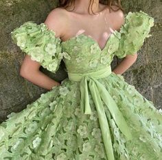 Latest | Teuta Matoshi Mediterranean Vacation, Crafts Spring, Teuta Matoshi, Dappled Sunlight, Fairytale Dress, Spring Blooms, Fabric Belt, Green Lace, Lace Gown