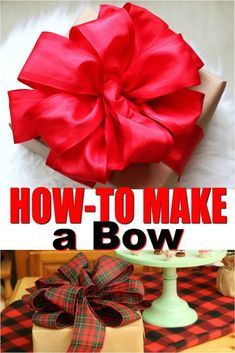 How to make a bow from ribbon. Quick and easy tutorial on how to make a bow from ribbon or wired ribbon for a wreath, for a gift, for a present, for a wedding, for a basket, basically, how to make a bow for any occasion including a "How to make a bow vide Harmony Music, Christmas Bows Diy, White Christmas Wreath, Perfect Bow