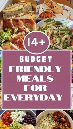 Easy Weekly Meal Plan, Budget Friendly Dinner Recipes, Budget Friendly Meals, Easy Weekly Meals, Top Dinner Recipes, Cheap Easy Meals, Easy Meal Ideas