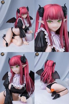 JM STUDIO - My Dress-Up Darling Marin Kitagawa Cosplay Succubus Twixtor Marin Succubus, Cosplay Marin, Kitagawa Marin Cosplay, Winter Steampunk, Succubus Cosplay, Anime Resin, Anime Statue, Solar Flares