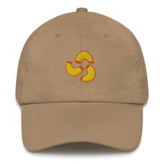 "Product Description: Introducing the Macaroni Embroidered Dad Hat, the ultimate accessory for pasta lovers and food enthusiasts! This cute and quirky baseball hat is designed with intricate embroidery, making it a fun and stylish choice for anyone who appreciates good food.  Highlights: - Made from 100% chino cotton twill for a comfortable and durable finish. - Featuring an unstructured, 6-panel design with a low-profile fit, this hat is both trendy and easy to wear. - The 6 embroidered eyelets ensure excellent breathability, keeping your head cool on warm days. - With a 3 ⅛\" (7.6 cm) crown, this hat offers a relaxed and casual look. - It also includes an adjustable strap with an antique buckle, allowing you to easily customize the fit for maximum comfort. Benefits: - A unique and eye-ca Royalty Crown, Pool Shirts, Matt Jones, Corduroy Bucket Hat, Country Hats, Monkey Shirt, Ace Pride, Embroidered Caps, Camo Colors