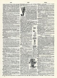 an old newspaper with black and white images on it