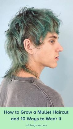 Wolf Cut Men, Wolf Cut Hairstyle, Androgynous Hair, Mens Hairstyles Thick Hair, Wolf Cut