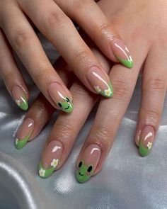 Nails Yellow, Spring Nail Trends, Colorful Nails, Animal Nails, Soft Nails, Nail Designs Spring, Nail Arts, Short Acrylic Nails