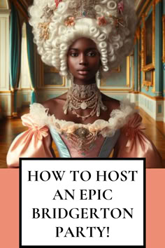 Host the Ultimate Bridgerton Party!  Step into the world of regency-era elegance and opulence with our comprehensive guide to throwing an unforgettable Bridgerton-themed soirée. From exquisite invitations and stunning decorations to delectable food and engaging games, we have all the tips you need to create a night to remember. Ready to become the talk of the ton? Click to discover how to bring the romance and intrigue of Bridgerton to life at your next party! #BridgertonParty Bridgerton Masquerade Ball, Bridgerton Dinner Party Food, Brigerton Party Decorations, Bridgerton Ball Decor, Bridgerton Tea Party Decorations, Bridgerton Party Backdrop, Regency Era Party Decor, Bridgerton Inspired Decor, Bridgerton Ball Party