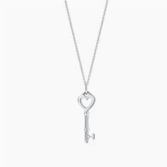 Tiffany & Co Sterling Silver Heart Key Necklace Kept In Excellent Condition. Tiffany Keys Are An Emblem Style Of The Iconic Brand, Adding A Subtle, Yet Glamorous Refinement To The Neck. Perfect For Day To Night Looks. Included With Chain Pendant Size: 1 Inch Chain Length: 18 Inches Clasp: Spring Ring Metal: 925 Sterling Silver Same Or Next Day Shipping, Items Always Match The Description. Key Necklace Tiffany, Tiffany Lock And Key Necklace, Nickel-free Heart Pendant Necklace For Valentine's Day, Tiffany Heart Key Necklace, Tiffany Blue Key Necklace, Tiffany Key, Letter Pendant Necklace Tiffany & Co., Heart Key, Heart And Key