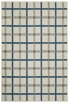 Torrey 7150H Beige/Blue Rug - Rug & Home Plaid Rug, Framed Quotes, House Design Photos, Blue Area Rug, Blue Area, Indoor Outdoor Area Rugs, Hand Tufted Rugs, Surface Textures, Rug Sale