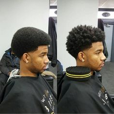 Cabelo Black, Tapered Afro, Afro Fade, Thick Natural Hair, Black Hair Cuts