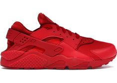 Check out the Nike Air Huarache Triple Red available on StockX Red Trainers, Red Nike, Red Sneakers, Nike Air Huarache, Air Huarache, Hot Sneakers, Never Underestimate, Triple Black, Nike Sneakers