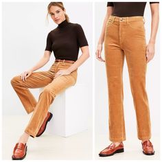 - Waistband: 16” , Rise: 12 1/2” , Inseam: 26 3/4” - New With Tags / Never Worn Ankle Pants, Pant Jumpsuit, Camel, Straight Leg, Pants For Women, Loft, Tags, Pants, Women Shopping